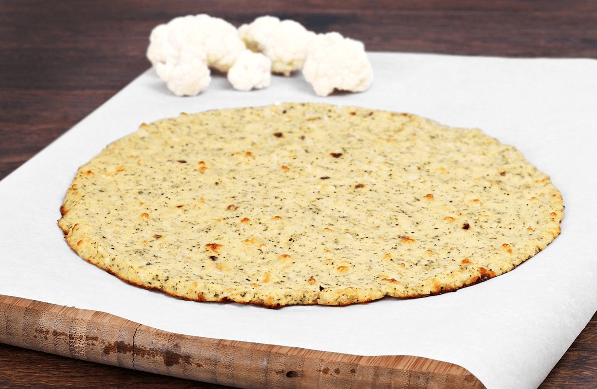 Cauliflower Pizza Crust Recipe  SparkRecipes