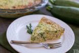 Cheddar zucchini frittata