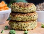 Cheezy Broccoli Quinoa Burgers