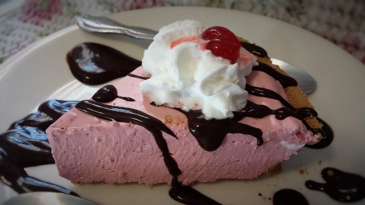 Cherry Yogurt Pie Recipe | SparkRecipes