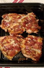 Chicken Crust Pizza w/ Bacon & Onion