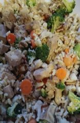 Chicken and rice blend with veggies