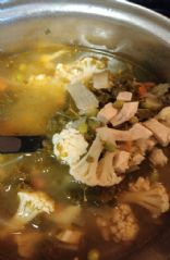 Chicken and vegetable soup