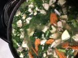 Chicken navy bean and barley soup