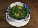 Chinese Broccoli  Soup (Yu Choy)