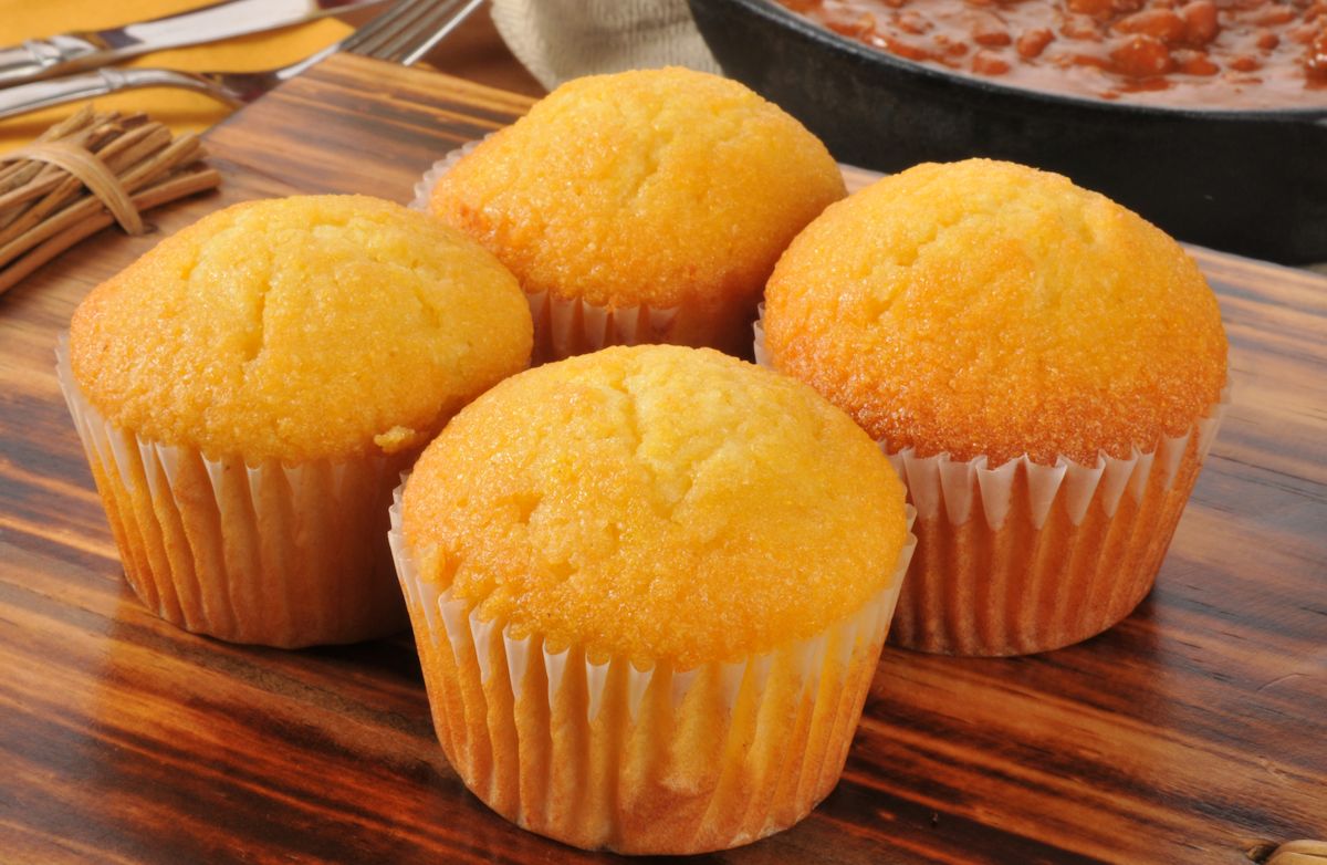 Cornbread Muffins Recipe | SparkRecipes