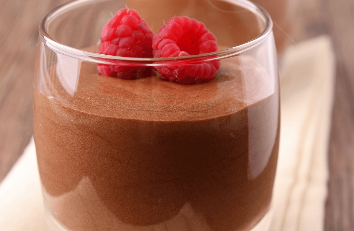 Creamy Chocolate-Raspberry Mousse