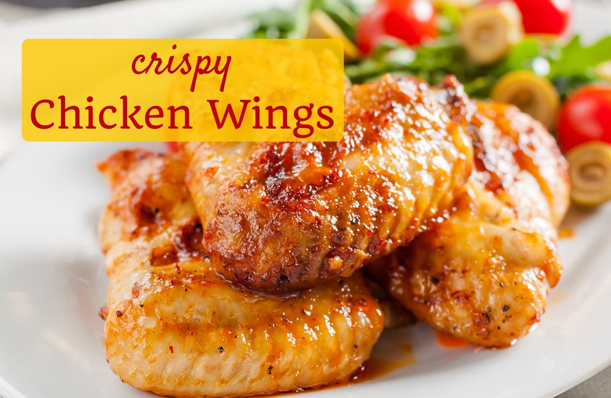 Crispy Chicken Wings Baked Recipe.