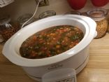 Crock Pot Spinach & Lentil Soup