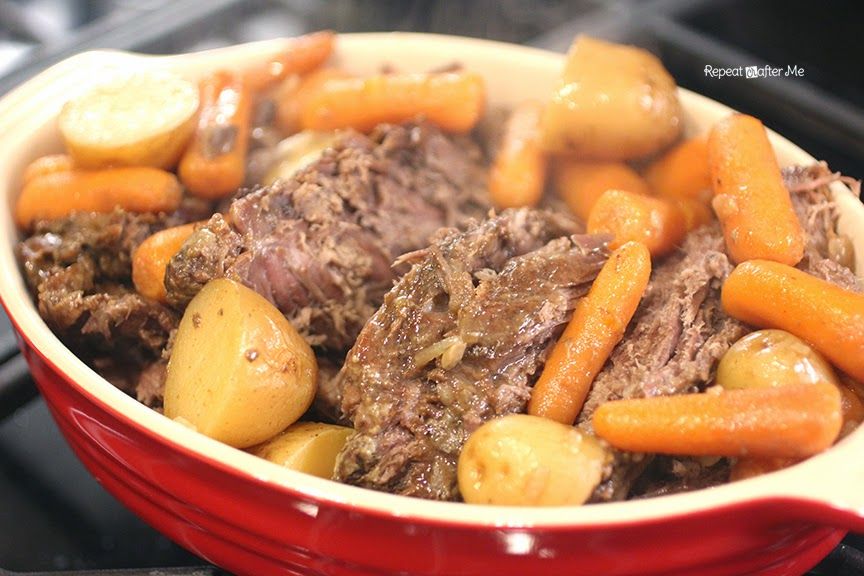 pot roast slow cooker cream of mushroom soup