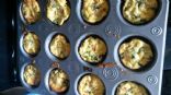 Crustless Ham and Spinach quiche muffins