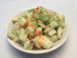 Cucumber Salad with Peanut Dressing