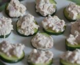 Cucumber and Chicken Snack bites