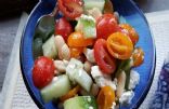 Cucumber tomato Greek salad