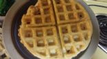 DiAnnes homemade oatmeal waffles with craisins and orange peel