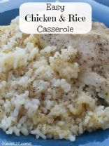 Easy Chicken and Rice Casserole