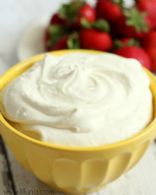 Easy Guilt Free Strawberry Cheesecake Dip