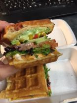 Fat Sheep Cafe - Veggie Waffle Sandwich