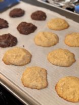 Flourless macadamia cookies