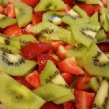 Fresh Fruit Salad - Cantelope, Pineapple, Strawberry, Kiwi