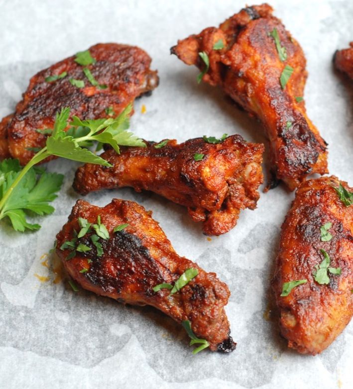 Garam Masala Chicken Wings Recipe SparkRecipes