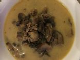 Golden Mushroom Turkey Sausage Soup
