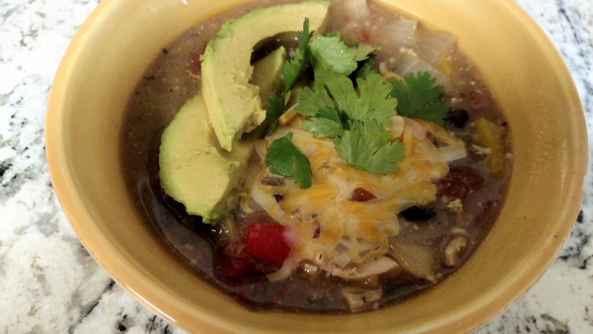 Green Chili Chicken Enchilada Verde Crock Pot Soup Recipe