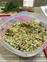 Healthy chopped salad