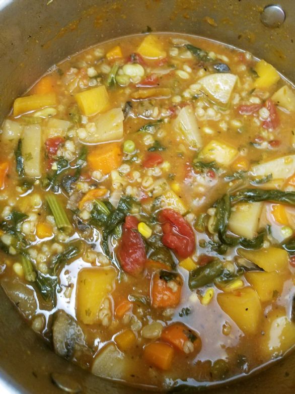 Hearty Vegetable Stew Recipe | SparkRecipes