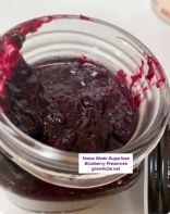 Home Made Sugarless Blueberry Preserves 