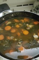 Homemade Vegan Friendly Dumpling Soup
