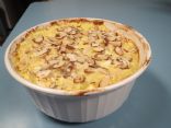 Hot Chicken Salad Casserole with water chesnuts