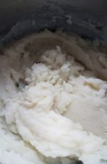 Hungry Jack Mashed Potatoes prepared with Almond Milk