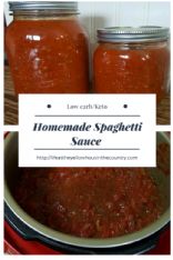 Instant Pot Low Carb/Keto Spaghetti Sauce 