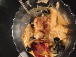 Keto Pesto Chicken Casserole with Feta Cheese and Olives (DIetDoctor.com)