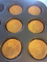 Keto Pumpkin Pie Cheesecake-Mini 1/3 Recipe filling muffins