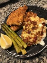 Keto Wiener Schnitzel in the Air Fryer