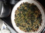 Keto spicy spinach quiche 