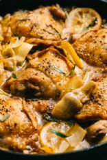 Low Carb Chicken and Artichoke Skillet