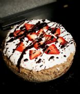 Low Carb Chocolate Cheesecake ( Strawberry Topping Optional) 