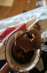 Low chocolate mug cake