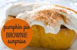 Mamms' Pumpkin Pie Brownie Surprise