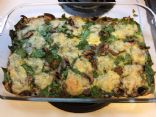 Mermaidsong's Spinach Mushroom Swiss Frittata