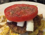 Mexican meatloaf stuffed Burgers