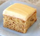 Michael A's Banana Cake Bars with Honey Cream Cheese Frosting 