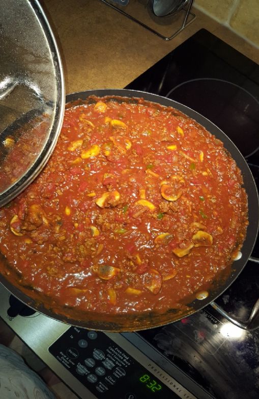 1 cup Nicole Spaghetti Sauce with PC mushroom tomato sause Recipe