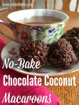 No-Bake Chocolate Coconut Macaroons