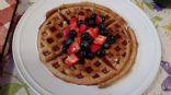 Orange Chocolate Whole Wheat Waffles