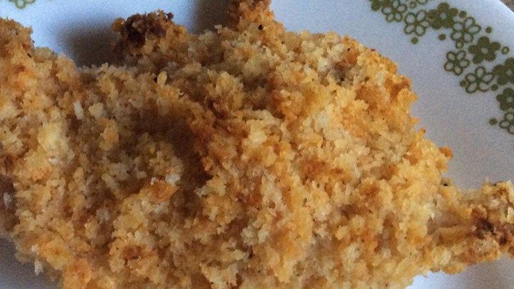 Panko Crusted Spicy Oven Baked Chicken Recipe | SparkRecipes