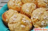 Peach - Oat Almond Muffins